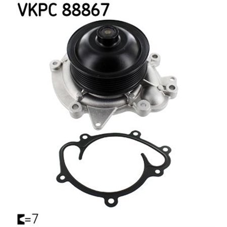 VKPC 88867 Водяной насос, охлаждение двигателя SKF