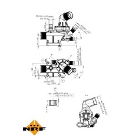 725019 Термостат, охлаждающая жидкость NRF