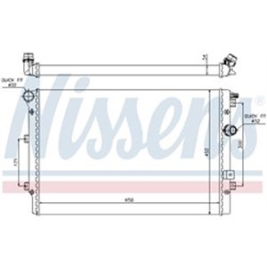 NISSENS 65015 - Engine radiator (Automatic/Manual) fits: SEAT ALHAMBRA; VW SHARAN, TIGUAN 1.4/2.0/2.0D 09.07-