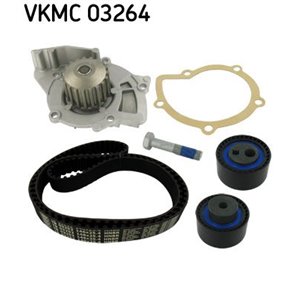 SKF VKMC 03264 - Timing set (belt + pulley + water pump) fits: CITROEN C5, C5 I, C5 II, C8; FIAT ULYSSE; LANCIA PHEDRA; PEUGEOT 