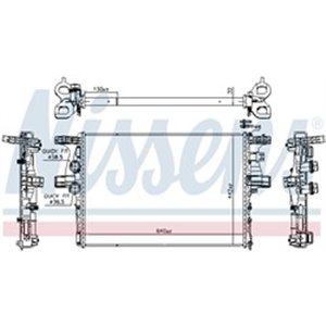 NIS 61988 Mootori radiaator (Manuaalne) sobib: IVECO DAILY CITYS, DAILY LIN