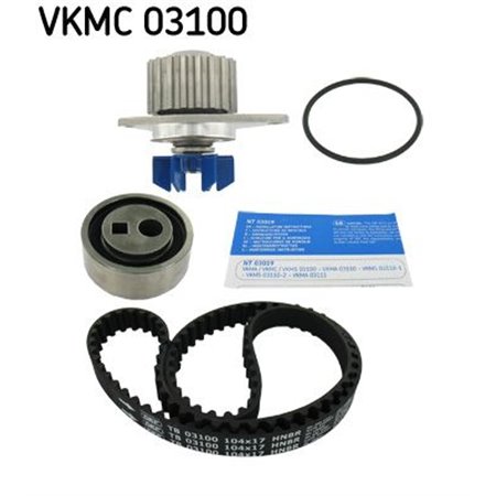 VKMC 03100 Water Pump & Timing Belt Kit SKF