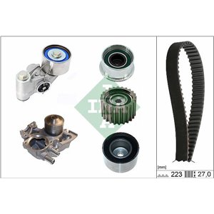 530 0736 30 Water Pump & Timing Belt Kit Schaeffler INA - Top1autovaruosad