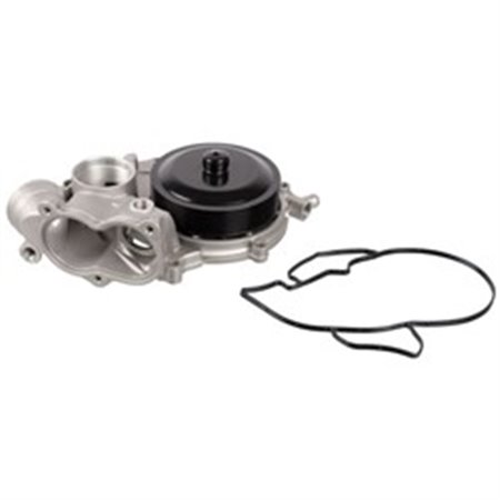FEBI 104488 - Water pump (with pulley) fits: MERCEDES ACTROS MP4 / MP5, ANTOS, AROCS, ATEGO 3, ECONIC 2 SETRA 500 OM936.910-OM9