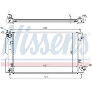 64647A Radiaator,mootorijahutus NISSENS - Top1autovaruosad