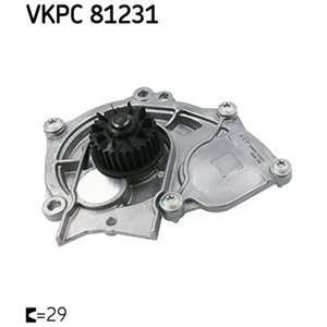 SKF VKPC 81231 - Water pump fits: AUDI A1, A3, A4 ALLROAD B8, A4 ALLROAD B9, A4 B8, A4 B9, A5, A6 C7, A7, Q2, Q3, Q5, Q7, TT; SE