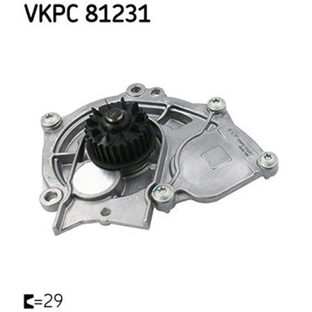 VKPC 81231 Vattenpump, motorkylning SKF