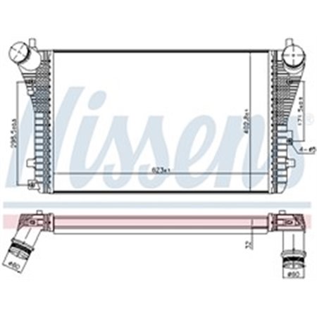 96568 Kompressoriõhu radiaator NISSENS