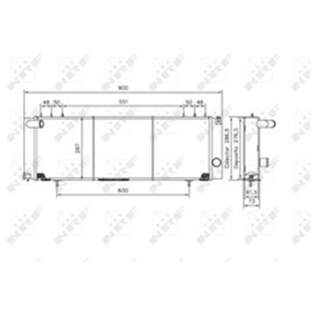 50231 Radiaator,mootorijahutus NRF