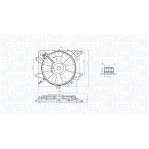 069422789010 Radiator fan fits: HYUNDAI ELANTRA V, I30 KIA CEE'D, PRO CEE'D 1
