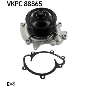 SKF VKPC 88865 - Water pump fits: MERCEDES C T-MODEL (S203), C T-MODEL (S204), C (W203), C (W204), CLK (A209), CLK (C209), CLS (