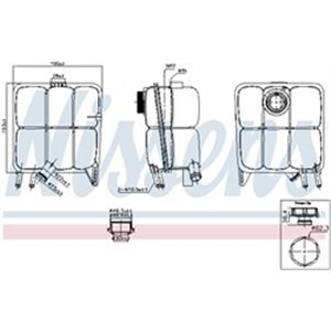 996123 Компенсационный бак, охлаждающая жидкость NISSENS - Top1autovaruosad