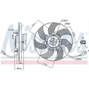 85680 Ventilaator,mootorijahutus NISSENS - Top1autovaruosad