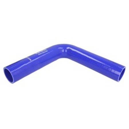 SE45-250X250 Cooling system silicone elbow 45x250 mm, angle: 90 ° (colour blue