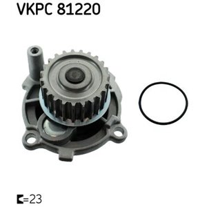 SKF VKPC 81220 - Water pump fits: AUDI A3, A4 B5, A4 B6, A4 B7, A6 C5; SEAT ALTEA, ALTEA XL, CORDOBA, CORDOBA VARIO, EXEO, EXEO 