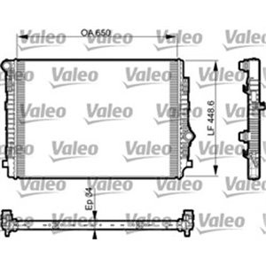 735549 Kylare, motorkylning VALEO - Top1autovaruosad