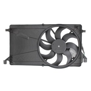 THERMOTEC D83001TT - Radiator fan (with housing) fits: FORD C-MAX, FOCUS C-MAX, FOCUS II; MAZDA 3 1.4-2.0D 10.03-09.12