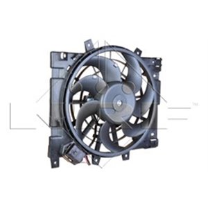 NRF 47310 Radiaatori ventilaator (korpusega) sobib: OPEL ASTRA G, ASTRA H, 