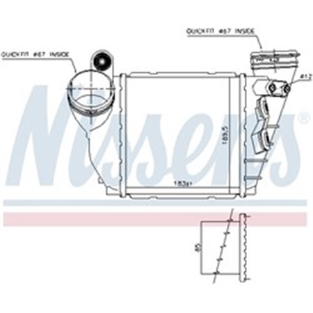 96487 Интеркулер NISSENS
