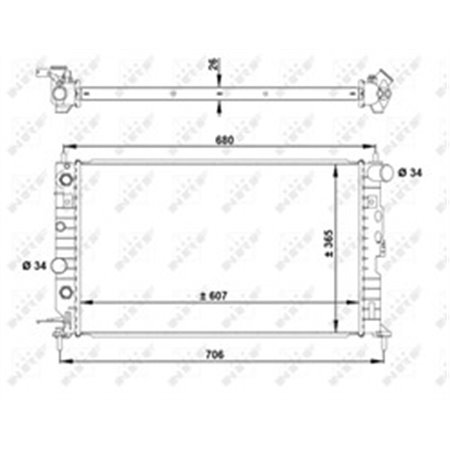 50219A Radiaator,mootorijahutus NRF