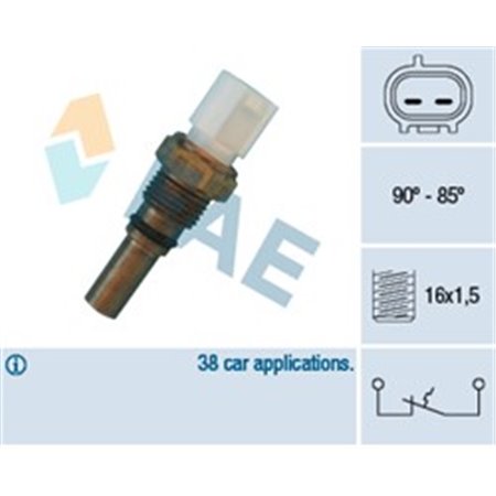 36540 Temperatuurilülitus,radiaatorivent. FAE