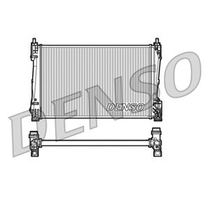 DRM20090 Radiaator,mootorijahutus DENSO - Top1autovaruosad