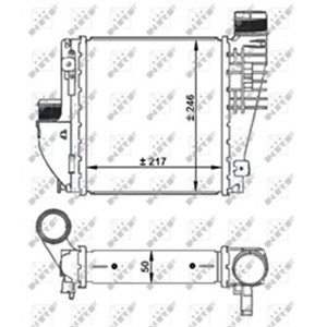 NRF 30924 Vahejahuti sobib: DS DS 4 II, DS 7, DS 9 CITROEN BERLINGO, BERLI