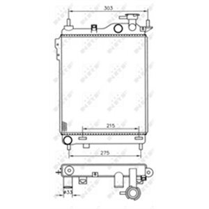 53359 Radiaator,mootorijahutus NRF - Top1autovaruosad