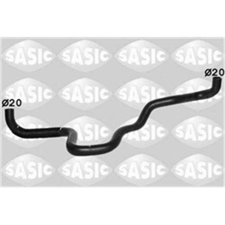 SASIC 3406437 - Heater hose fits: VW MULTIVAN V, TRANSPORTER V 2.5D 04.03-11.09