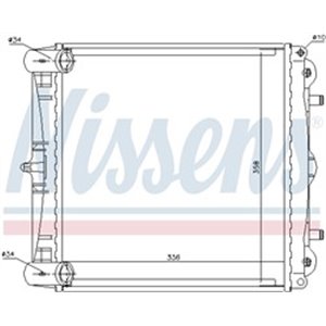 NIS 63777 Mootori radiaator sobib: PORSCHE 911, 911 TARGA, BOXSTER 2.5 3.6 