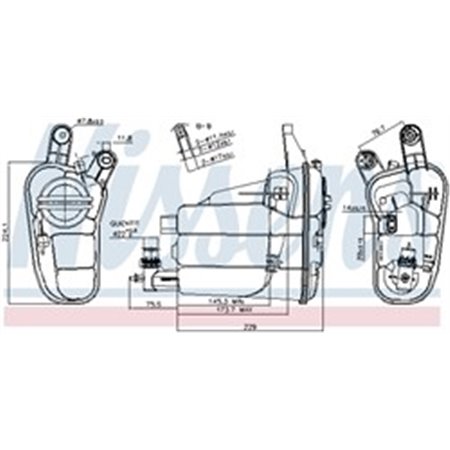 996128 Expansion Tank, coolant NISSENS