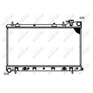 NRF 53597 Mootori radiaator (Automaatne) sobib: SUBARU FORESTER 2.0 06.02 0