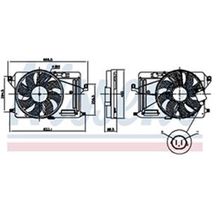 85917 Ventilaator,mootorijahutus NISSENS - Top1autovaruosad