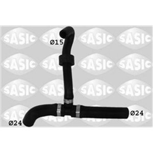 SASIC 3406051 - Cooling system rubber hose (15mm/24mm/24mm) fits: AUDI A6 C5; VW PASSAT B5 1.9D 10.96-11.00