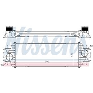 NISSENS 96762 - Intercooler fits: NISSAN PRIMASTAR; OPEL VIVARO A; RENAULT TRAFIC II 1.9D/2.0D 02.01-