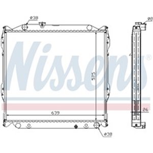 NIS 64636A Mootori radiaator (Manuaalne, koos esimeste sobivate elementidega