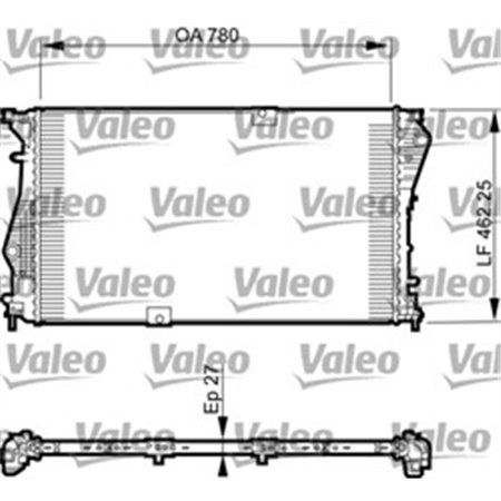 735599 Radiator, engine cooling VALEO