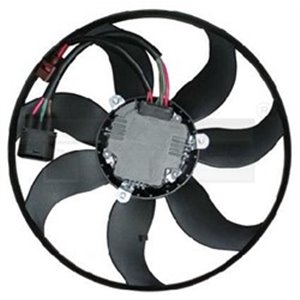 TYC 837-0031 - Radiator fan L fits: AUDI A1, A3, TT; SEAT ALTEA, ALTEA XL, IBIZA IV SC, LEON, TOLEDO III; SKODA OCTAVIA II, OCTA