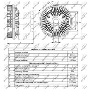 NRF 49078 Fan clutch fits: IVECO EUROCARGO I III 8040.45.4000 F4AE3681E 01.