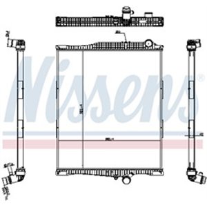 654790 Radiaator,mootorijahutus NISSENS - Top1autovaruosad