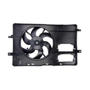 NISSENS 85593 - Radiator fan (with housing) fits: MITSUBISHI COLT CZC VI, COLT VI; SMART FORFOUR 1.1-1.5D 01.04-06.12