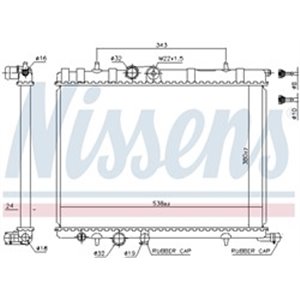 NIS 63502A Mootori radiaator (koos esimeste sobivate elementidega) sobib: CI