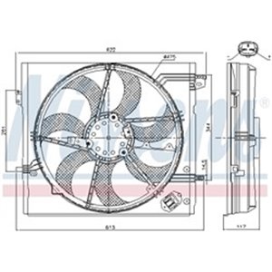 85946 Fan, engine cooling NISSENS - Top1autovaruosad