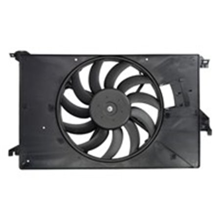 NRF 47458 - Radiator fan (with housing) fits: CADILLAC BLS OPEL SIGNUM, VECTRA C, VECTRA C GTS SAAB 9-3, 9-3X 1.6-2.2 04.02-