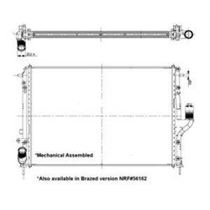 NRF 53092 Mootori radiaator sobib: DACIA DUSTER, DUSTER/SUV, LOGAN, LOGAN E