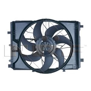 NRF 47848 - Radiator fan (with housing) fits: MERCEDES C (C204), C T-MODEL (S204), C (W204), CLS (C218), CLS SHOOTING BRAKE (X21