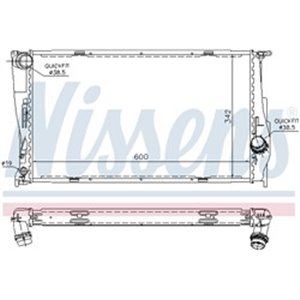 60785A Kylare, motorkylning NISSENS - Top1autovaruosad