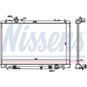 NISSENS 646819 - Engine radiator fits  LE - Top1autovaruosad