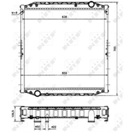 51569A Radiaator,mootorijahutus NRF