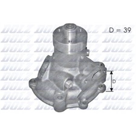 DOLZ S139 - Water pump fits: IVECO ZETA AGRIFULL 80 FIAT 700 FIATAGRI 700, 800, DI 8035.04.359-8055.05.250 01.75-12.90